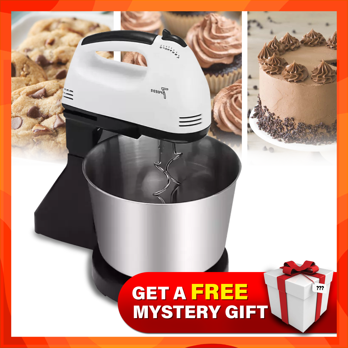 Heavy Duty Hand Mixer with FREE Mystery Gift Save Max Ph
