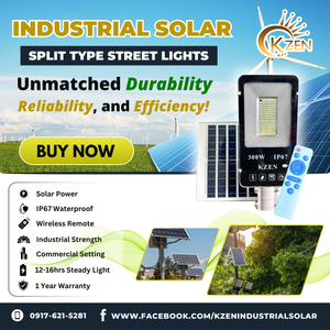 Kzen Industrial Solar - Available in 500W, 300W, 200W, and 100W