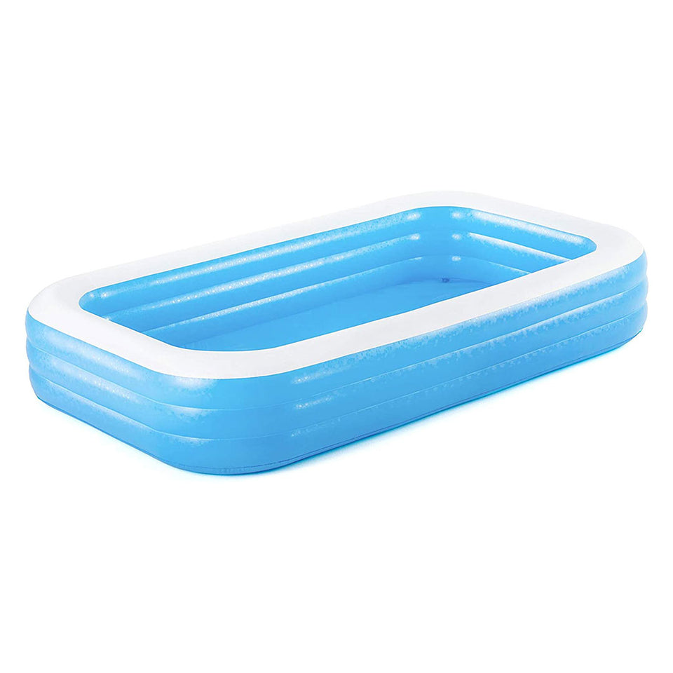 Inflatable Home Pool With Electric Air Pump (3.05m x 1.83m x 56cm / 10' x 72" x 22") - 54009