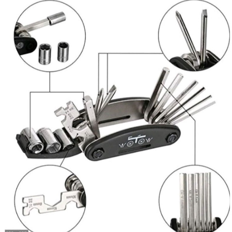 16 IN 1 BICYCLE & MOTORCYCLE TOOL