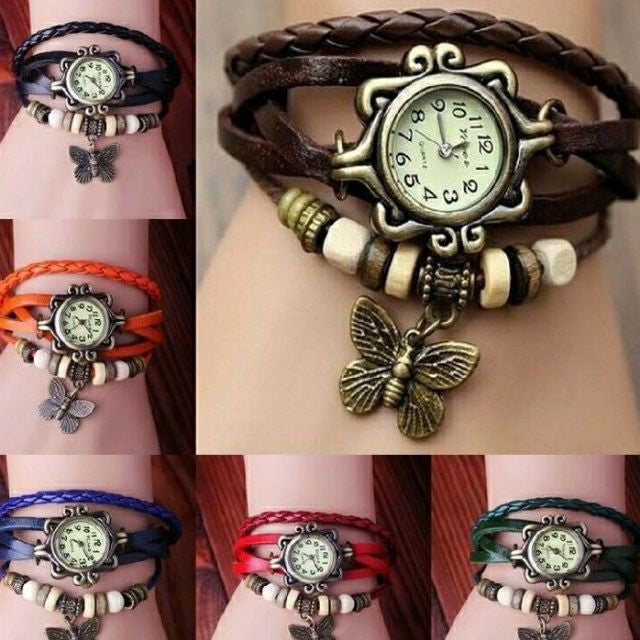 Leather Watch Bracelet
