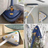 Self Wash Triangle Rotatable Cleaning Mop