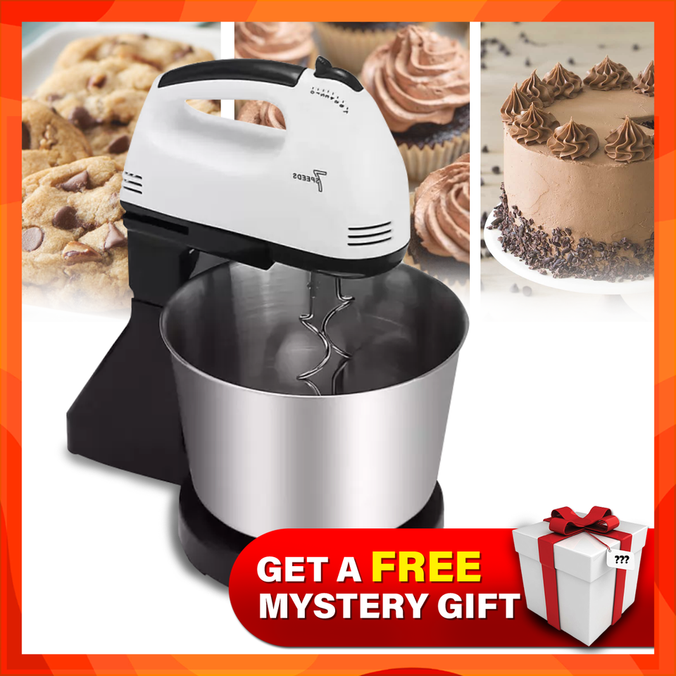 Heavy Duty Hand Mixer with FREE Mystery Gift