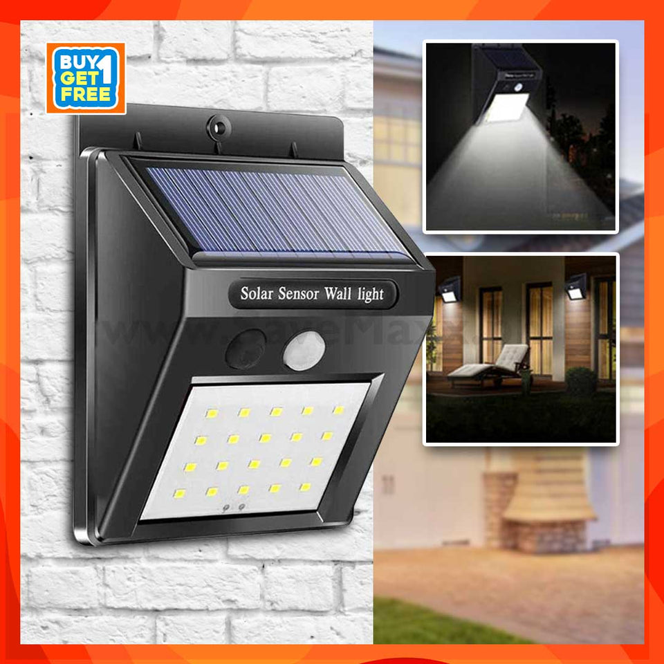Solar Powered LED Lamp - Buy 1 Take 1 - R00178