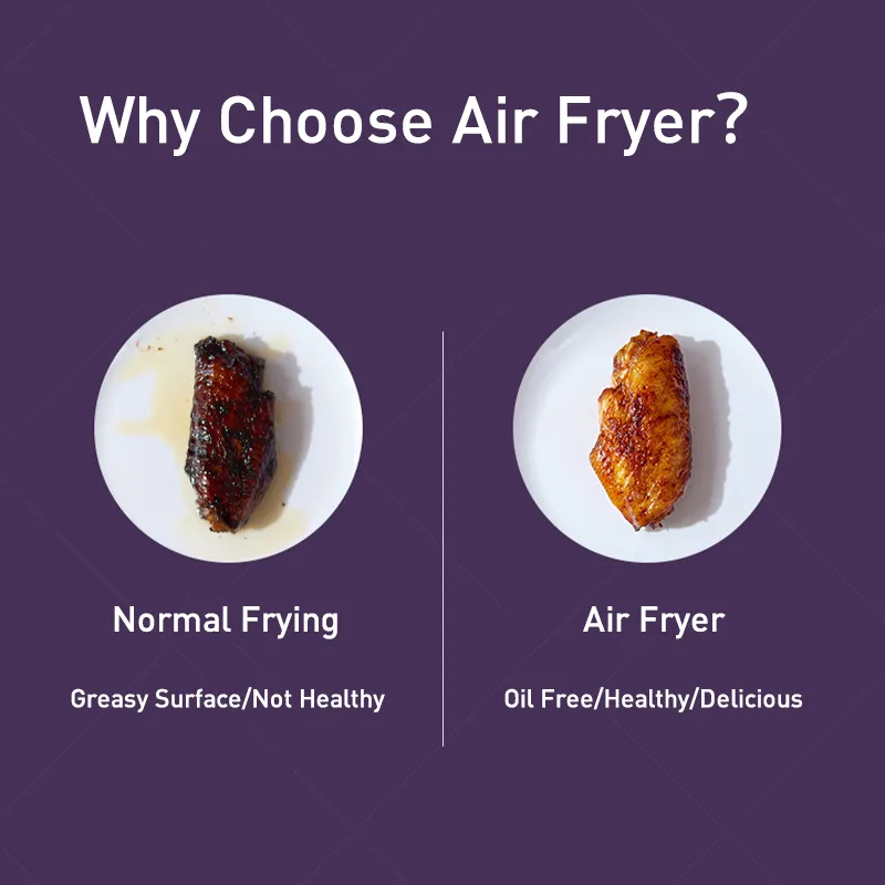8L Oil-Less Healthy Air Fryer