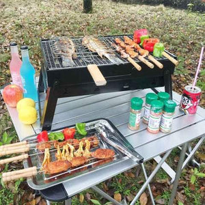 Small Portable Steel BBQ (Heavy Duty) with FREE Mystery Gift