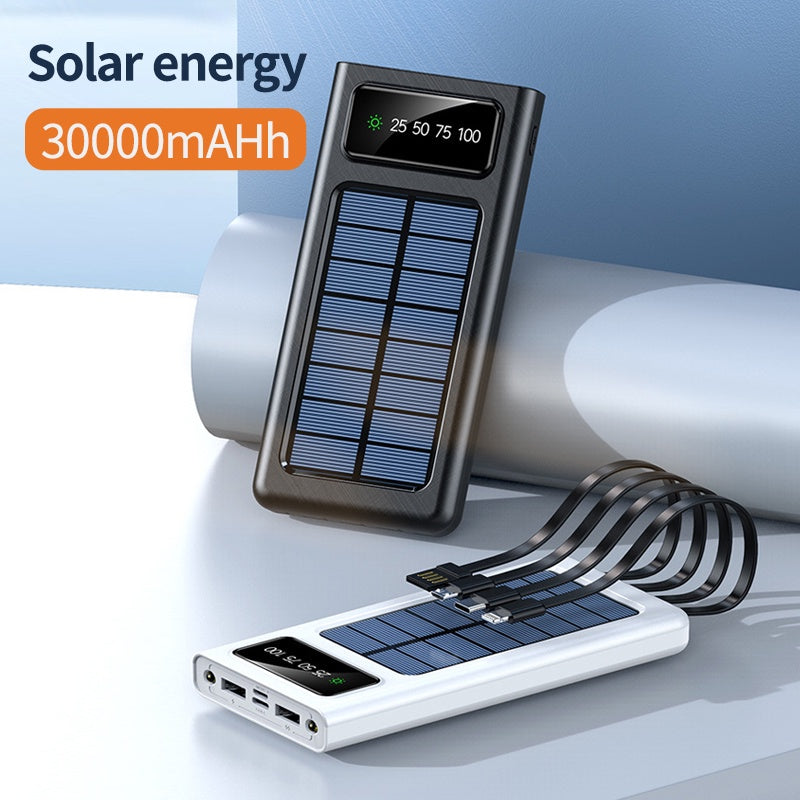 Solar PowerBank with Charge Cable
