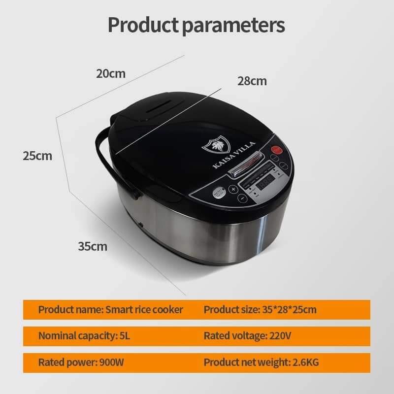 Smart Multifunctional Electric Rice Cooker 5L